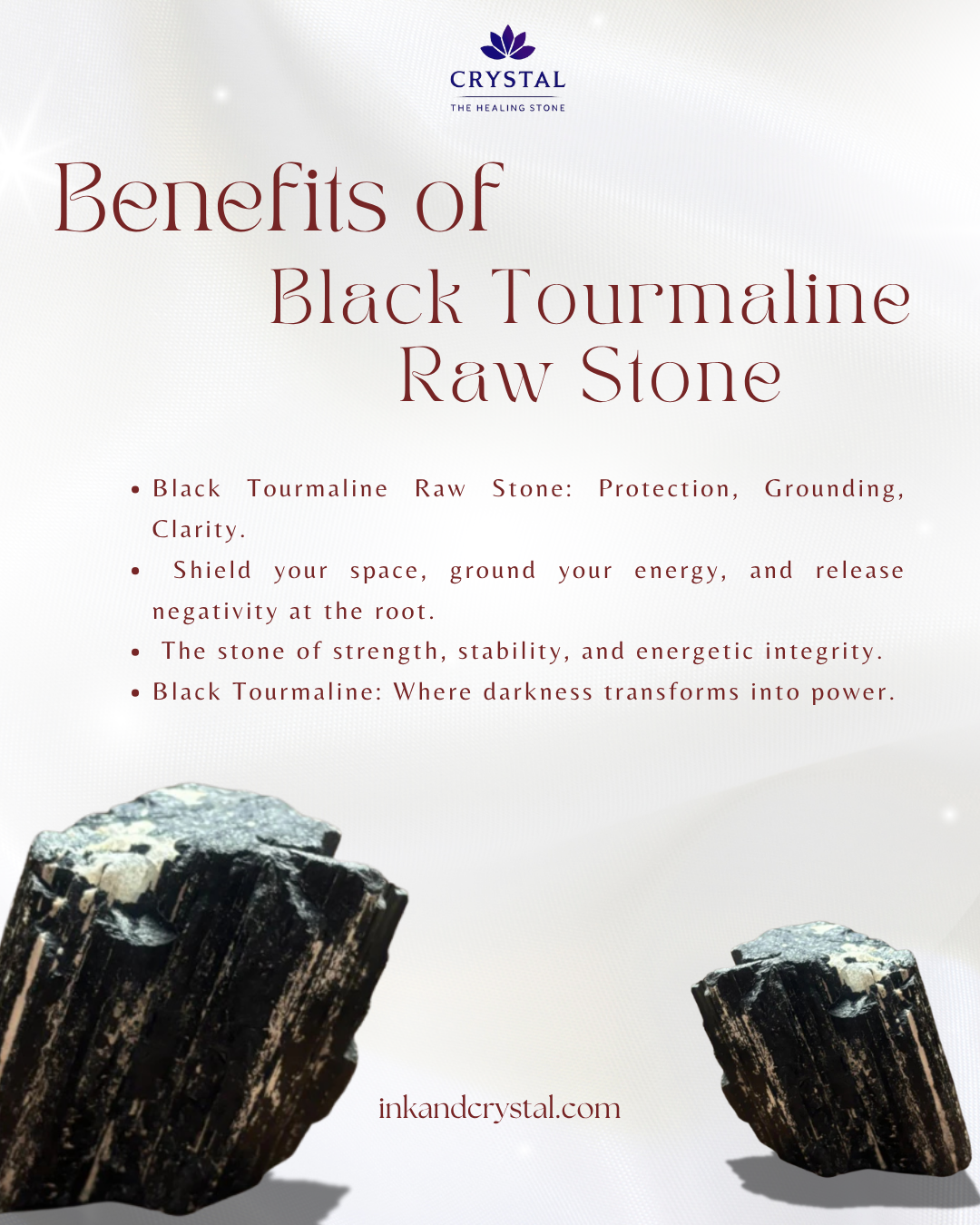 Black Tourmaline – Raw Crystal