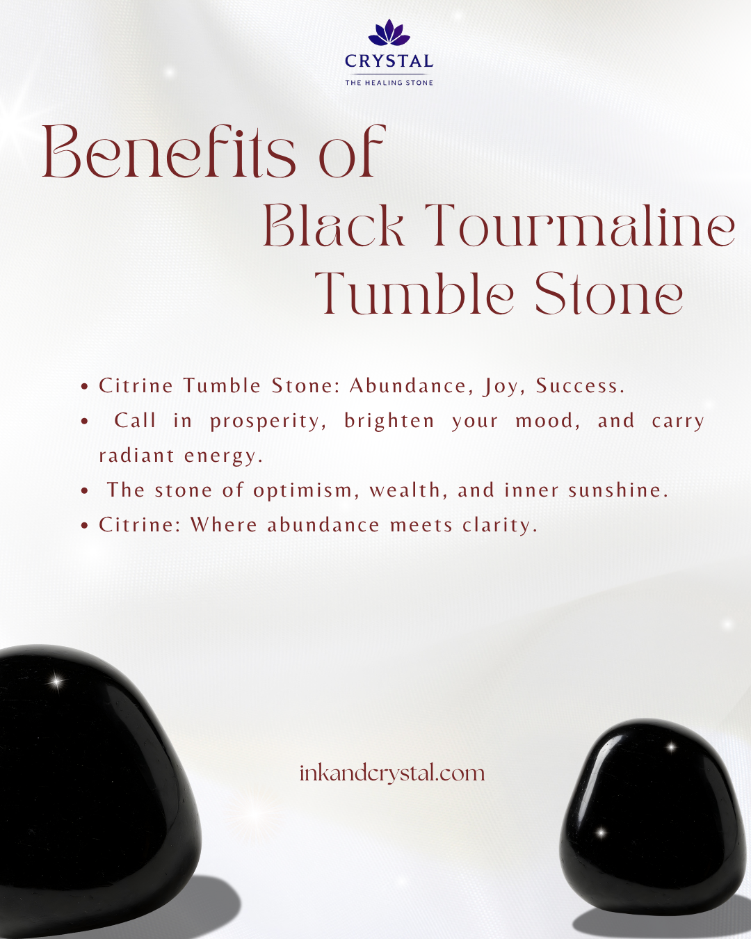 Black Tourmaline Tumble Crystal – Ultimate Protection & Grounding Crystal