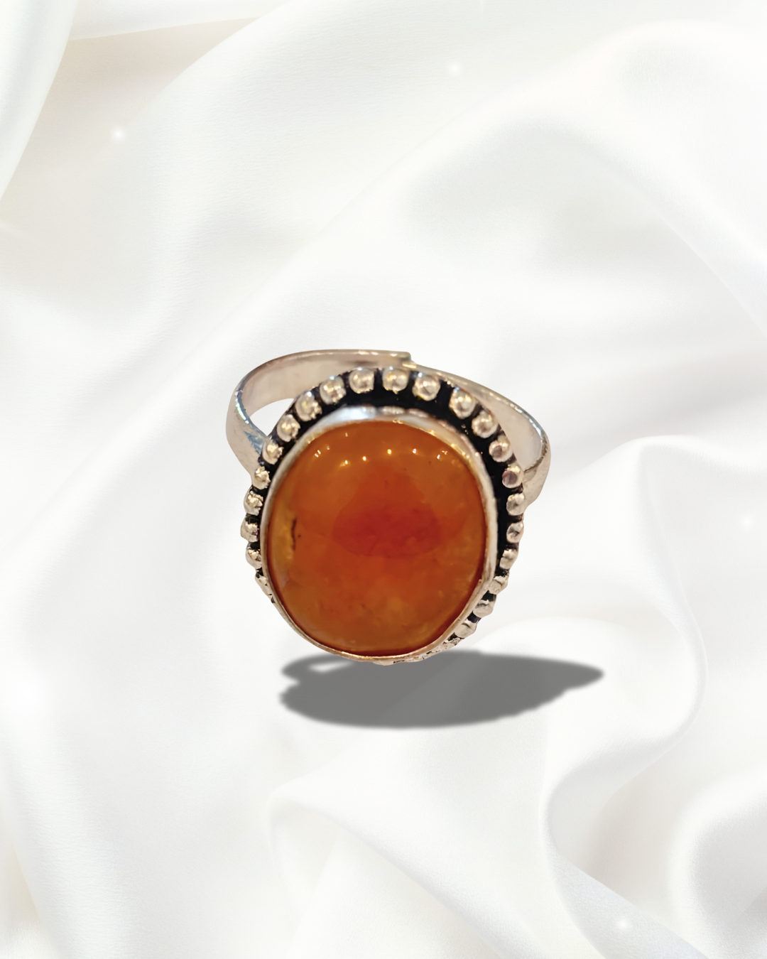 Carnelian Adjustable Ring