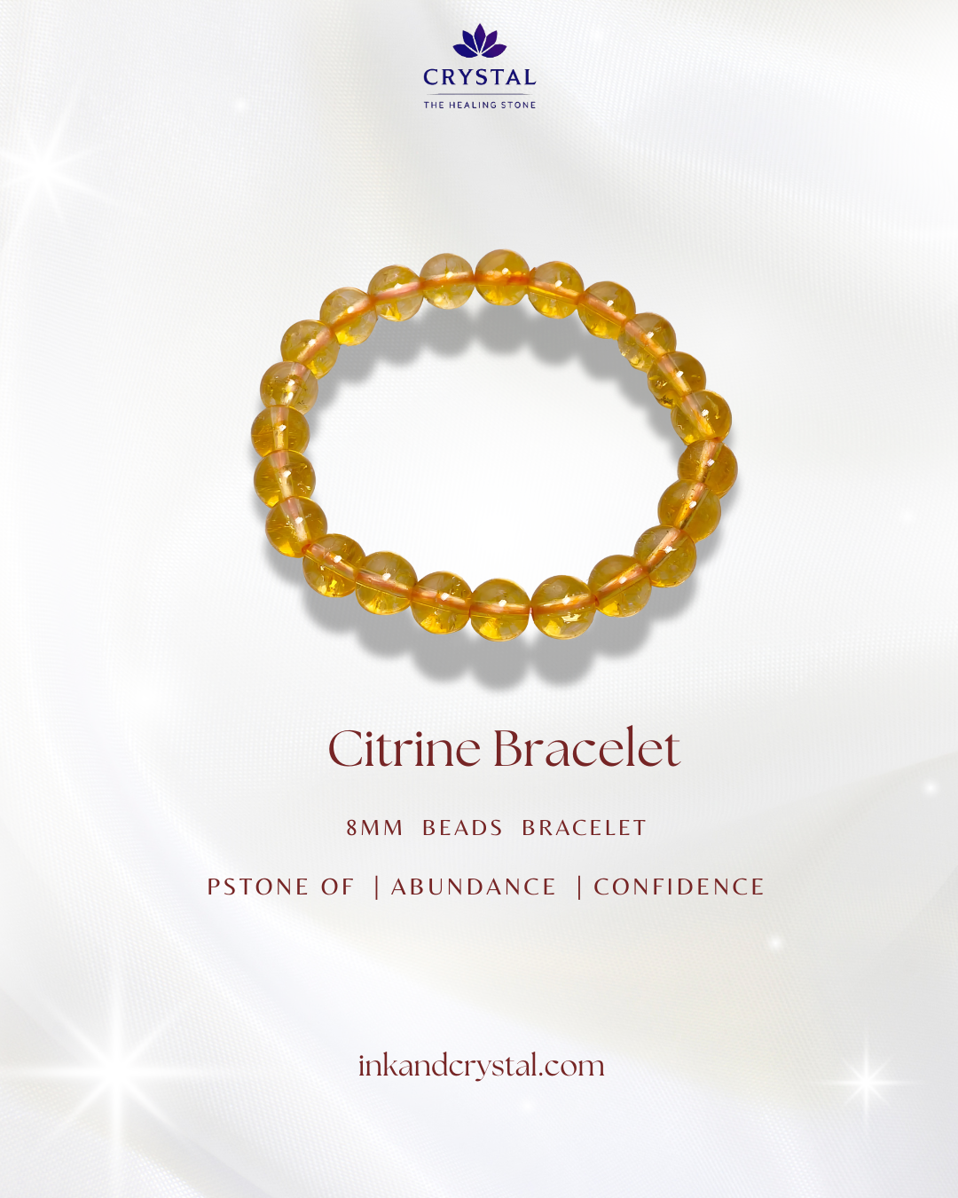 Citrine Bracelet – Natural