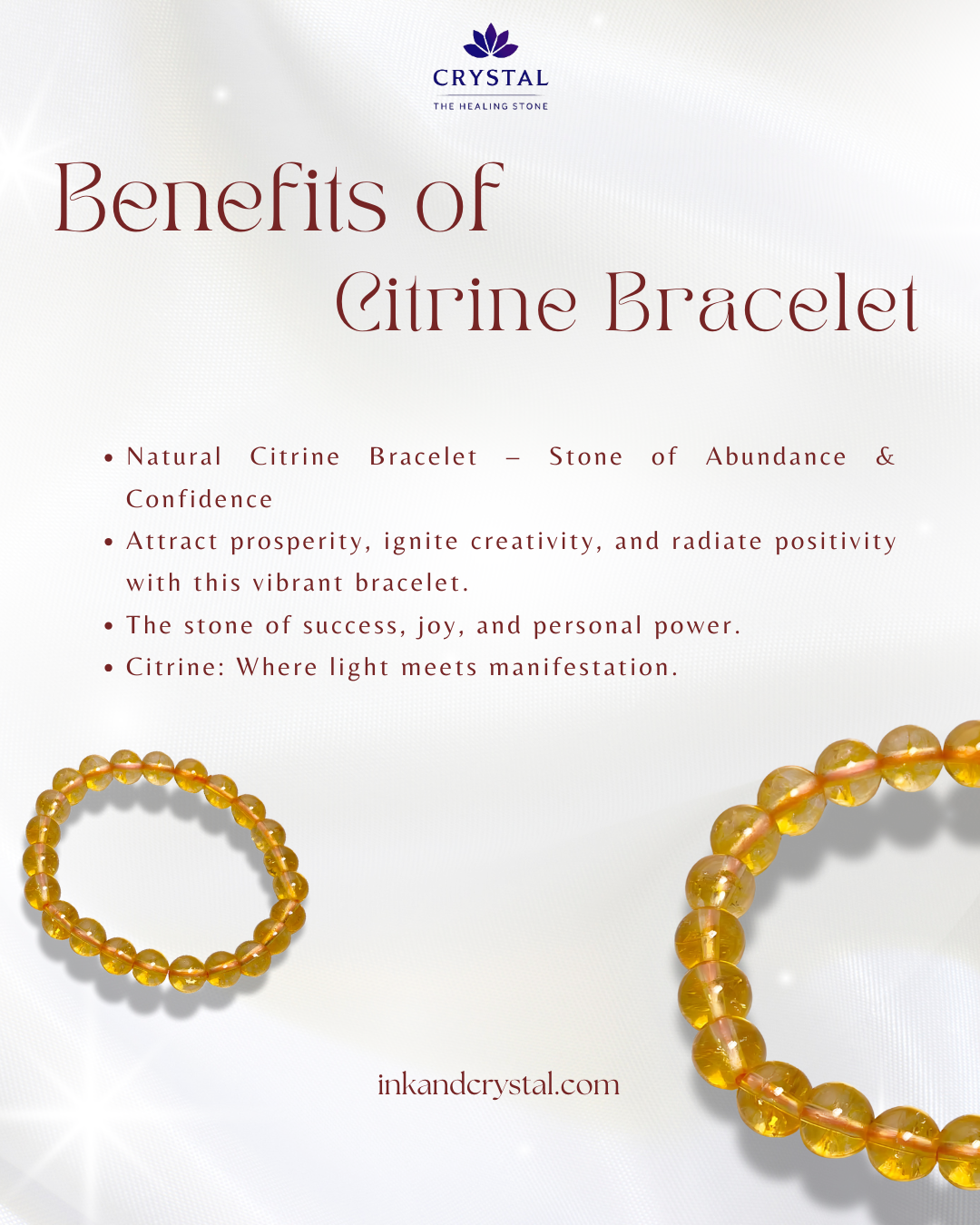 Citrine Bracelet – Natural