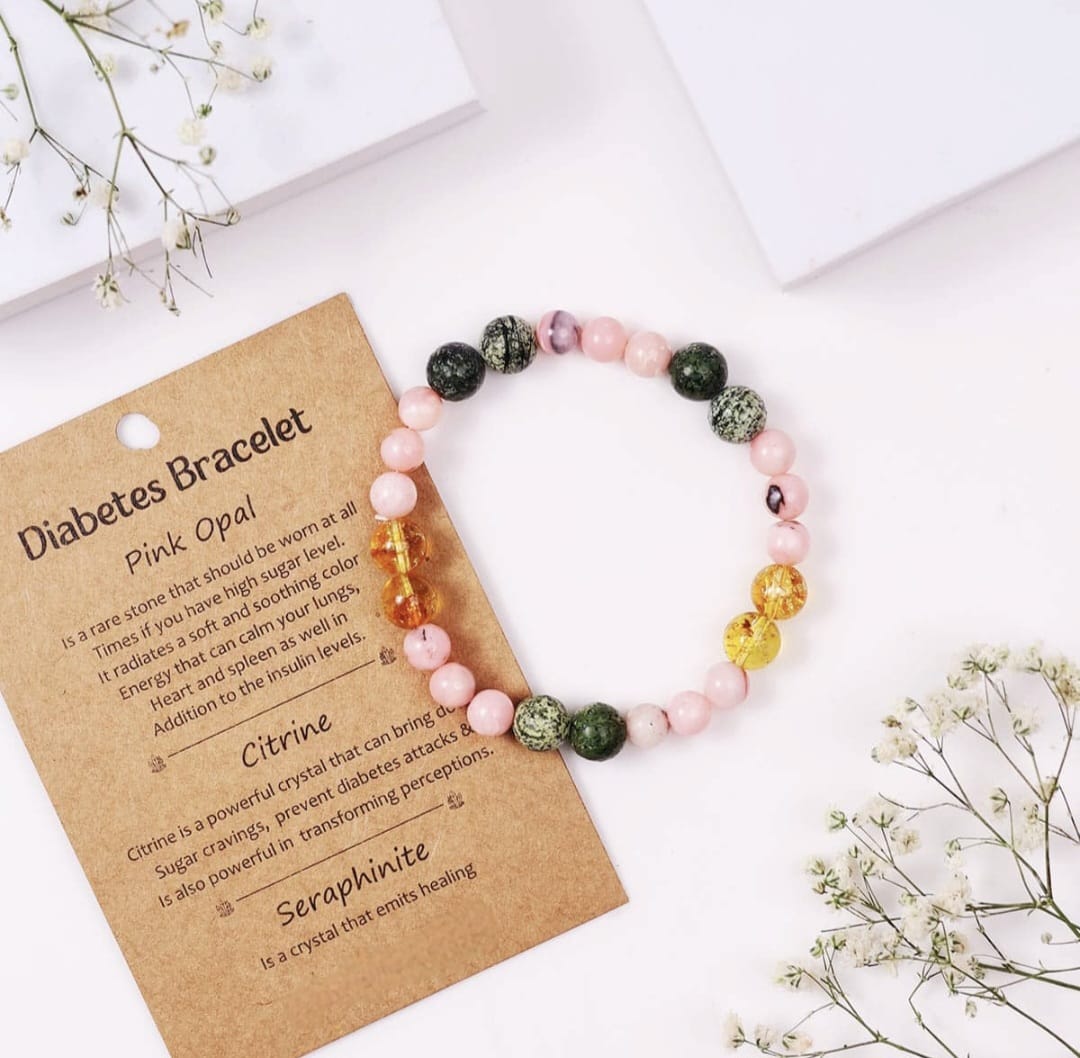 Diabetes Control Support Bracelet – Natural Wellness & Energy Balance