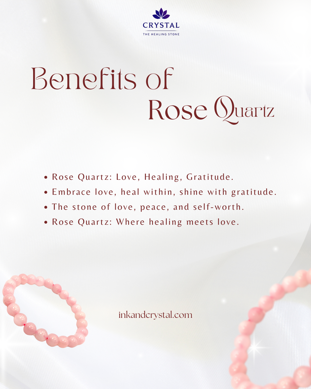 Rose Quartz Bracelet – The Stone of Love & Emotional Healing