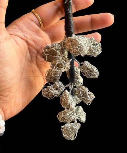 Pyrite Raw Hanging