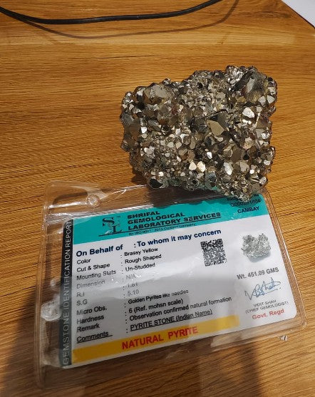 Top Quality Raw Pyrite – 451g