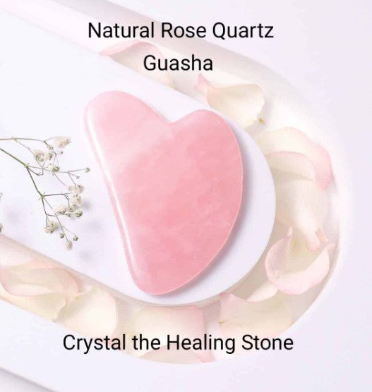 Rose Quartz Gua Sha Face Massager