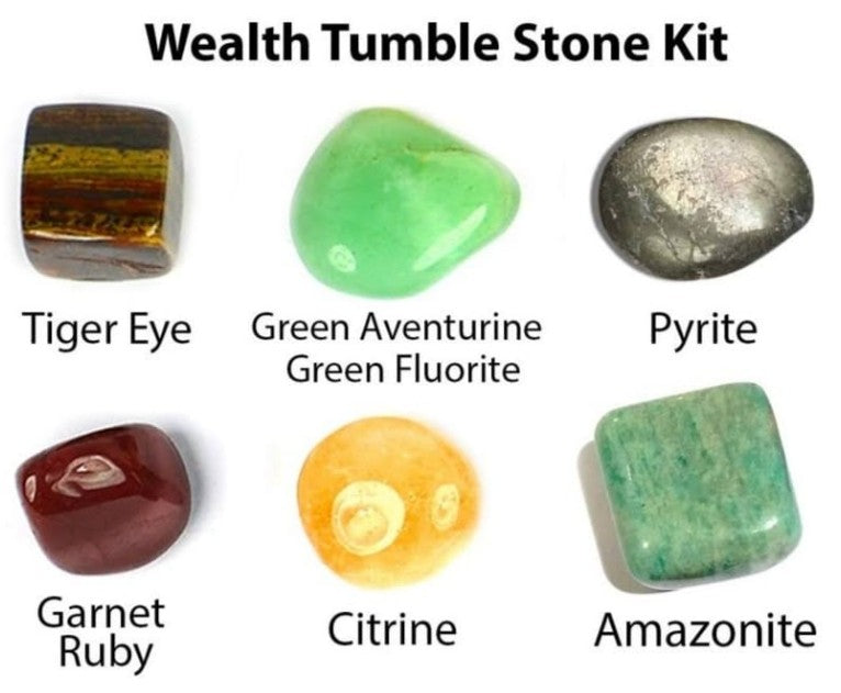 Wealth Tumble Stone Kit