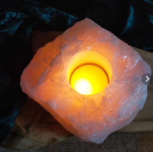 Himalayan Salt Candle Holders