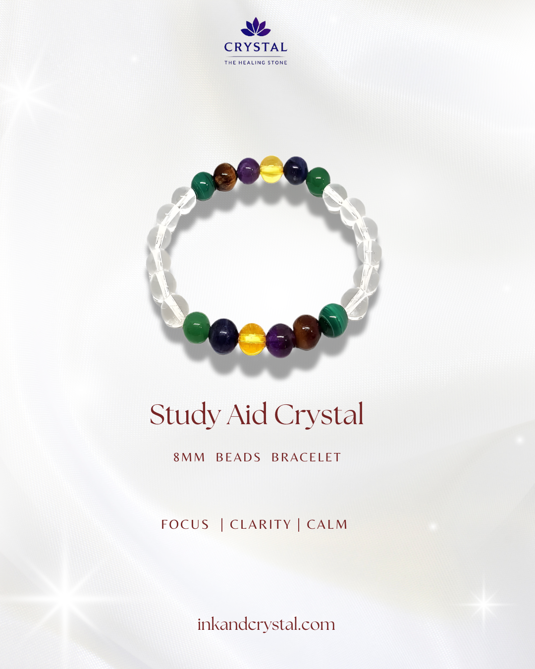 Study Aid Crystal Bracelet