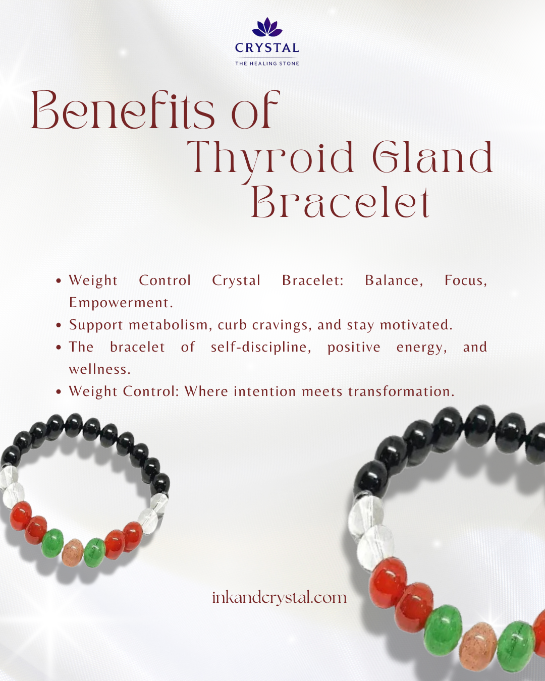 Weight Control Crystal Bracelet