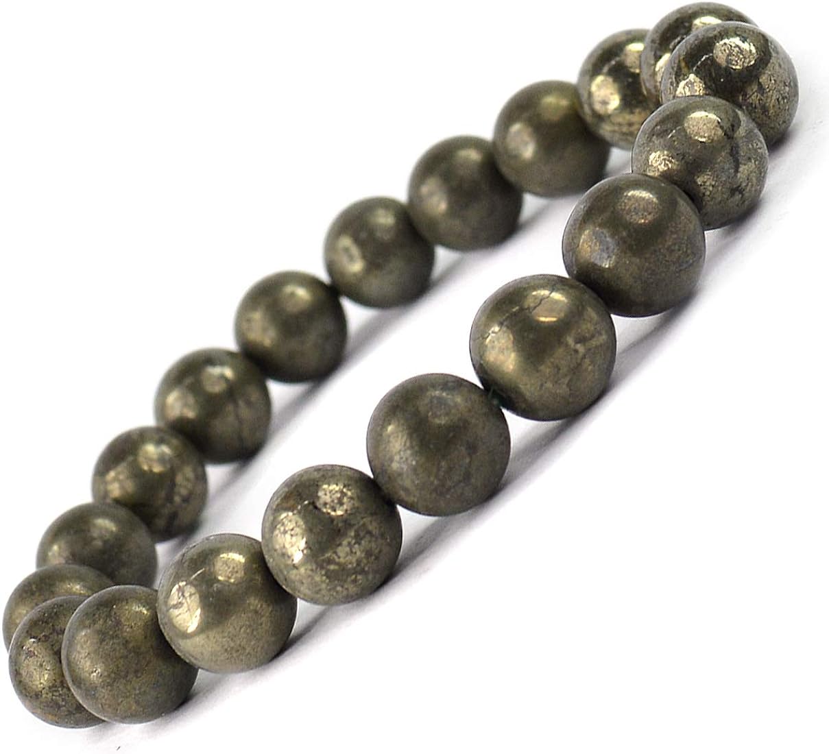Natural Pyrite Crystal Bracelet – Positivity & Financial Abundance