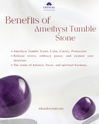 Amethyst Tumble Stone – The Stone of Calm & Clarity