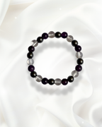Aquarius Crystal Bracelet – Enhance Wisdom, Clarity & Grounded Energy