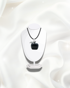 Black Obsidian Apple-Shaped Pendant