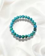 Blue Turquoise (Firoza) Bracelet – Stone of Peace & Protection