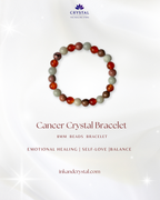 Cancer Crystal Bracelet – Nurture Your Emotions & Empower Your Heart