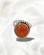 Carnelian Adjustable Ring