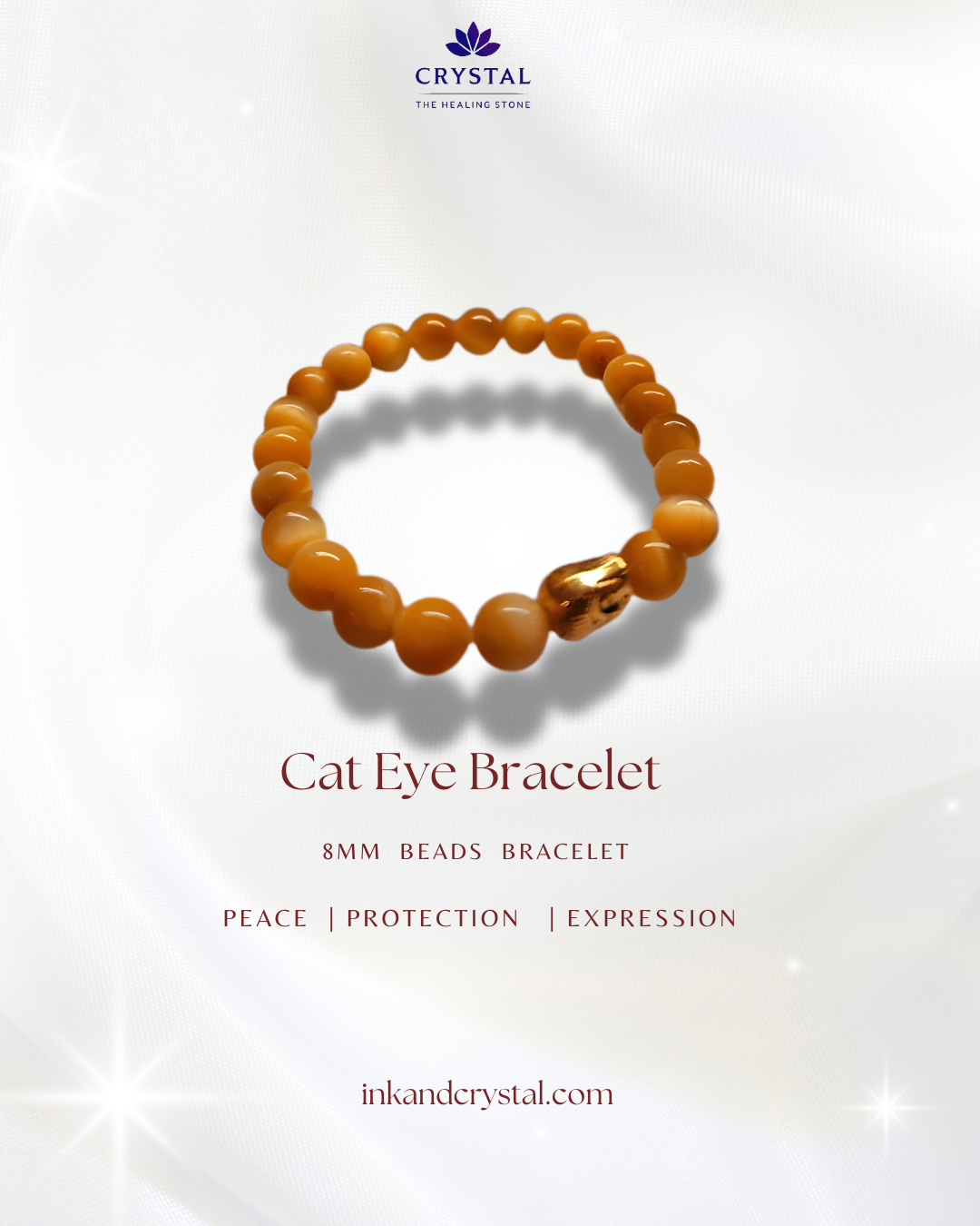 Cat Eye Bracelet – Stone of Focus & Protection