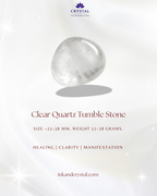 Clear Quartz Tumble Stone – The Master Healer & Energy Amplifier