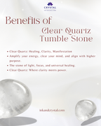 Clear Quartz Tumble Stone – The Master Healer & Energy Amplifier