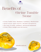 Citrine Tumble Stone – The Stone of Abundance, Success & Positivity