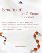 Crystal Bracelet – Lucky 5-Stone Collection