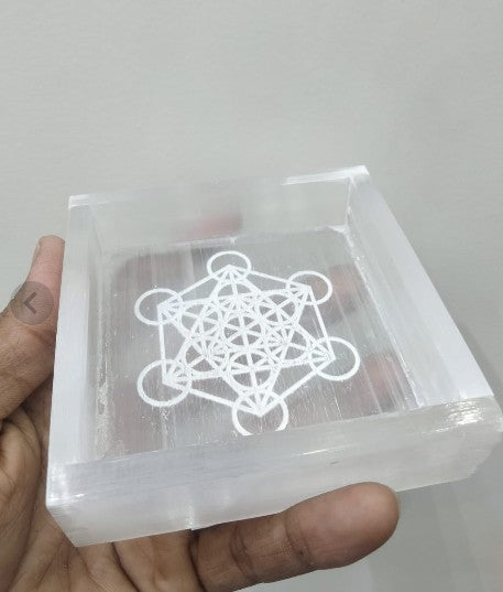 Selenite Charging Box – 3x3 inch