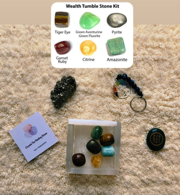 Wealth Tumble Stone Kit