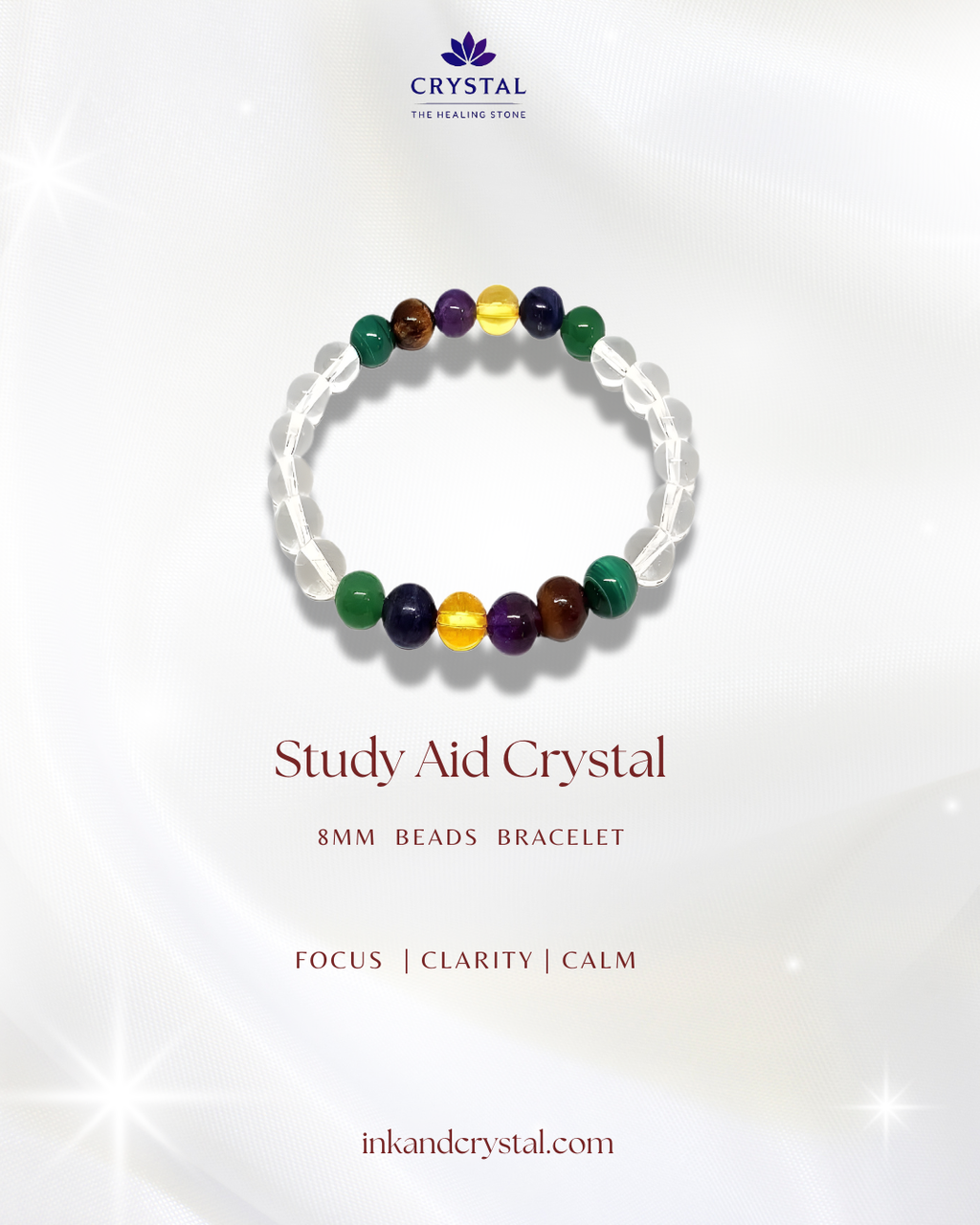 Study Aid Crystal Bracelet