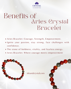 Aries Crystal Bracelet – Empower Your Inner Fire